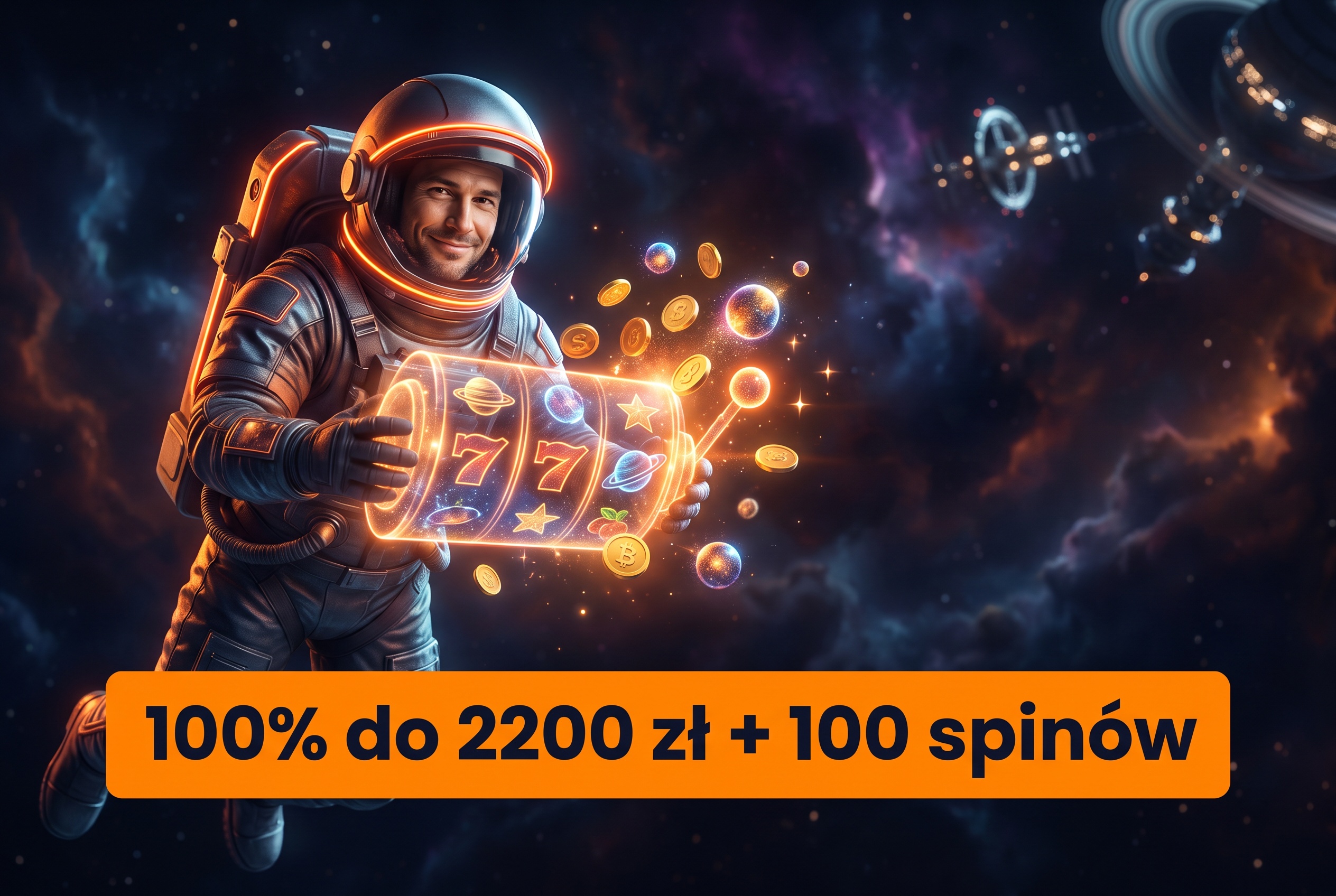 Cosmicslot Kasyno baner